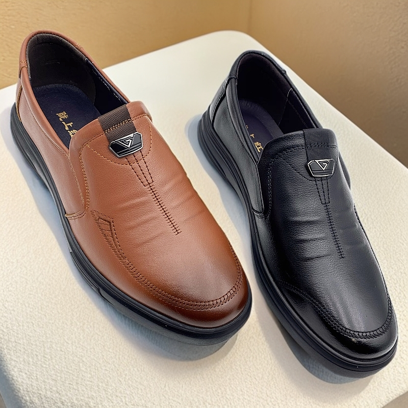 男鞋真皮皮鞋爆款四季舒适时尚德比透气休闲男士软底软面66259