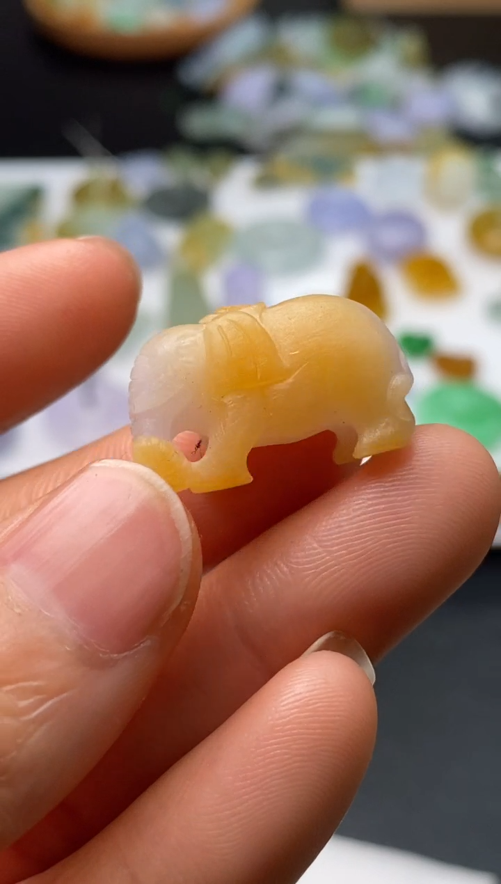 【闪购商品】定制翡翠未镶嵌翡翠毛货~多样性发货一个