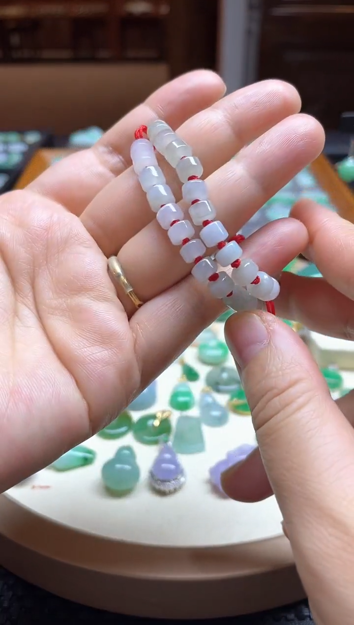 【闪购商品】翡翠颈饰未镶嵌路路通多样性发其一