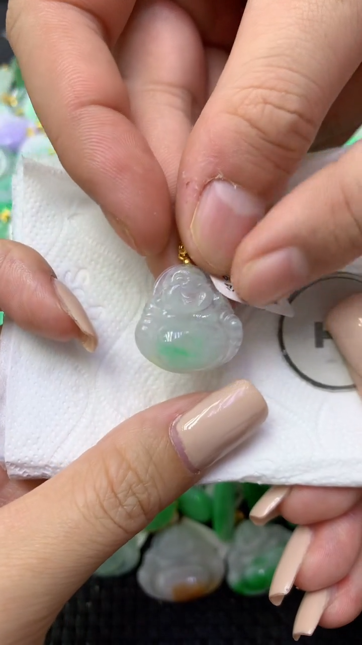 颈饰未镶嵌翡翠天然缅甸翡翠A货