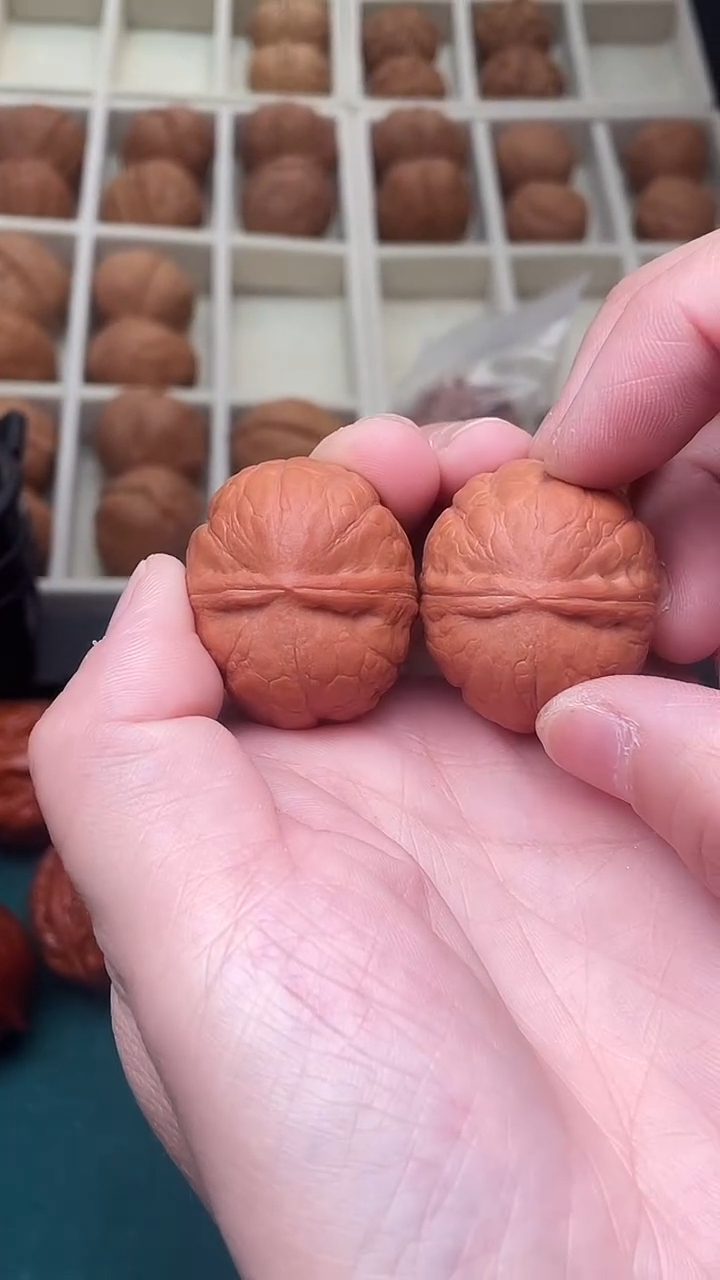 把件文玩核桃龟甲纹