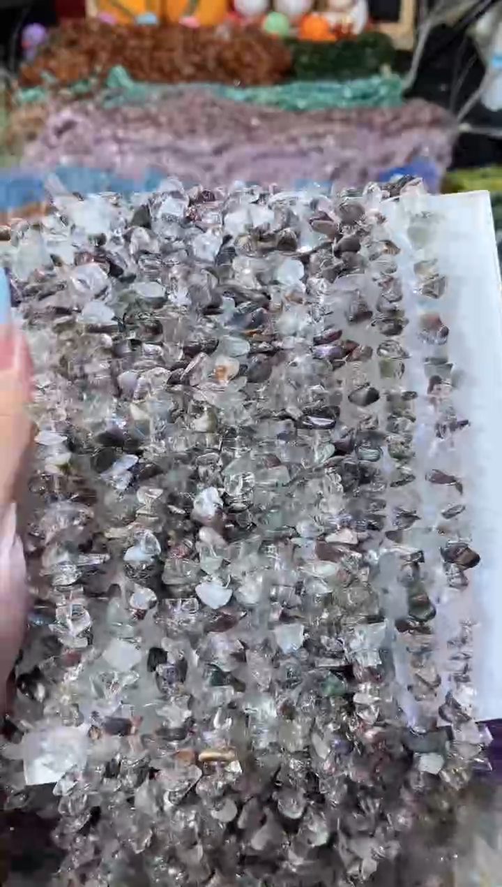 水晶珠宝半成品未镶嵌绿幽灵