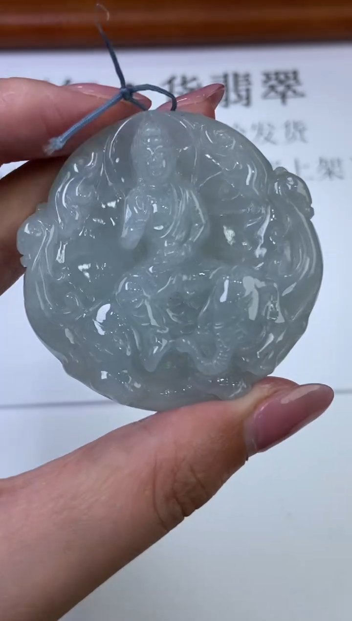 翡翠挂件未镶嵌  296892