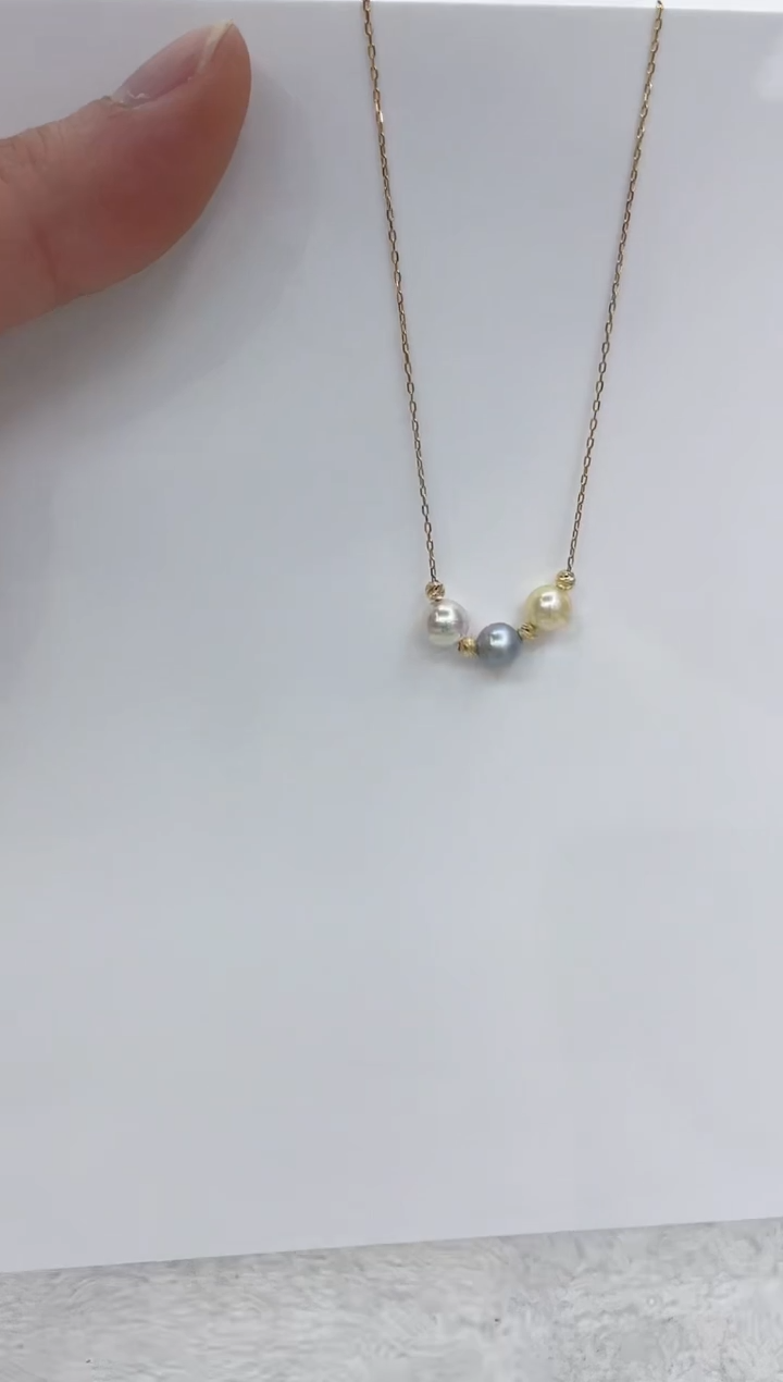 【闪购商品】海水珍珠颈饰银S925镶嵌海水珍珠项链