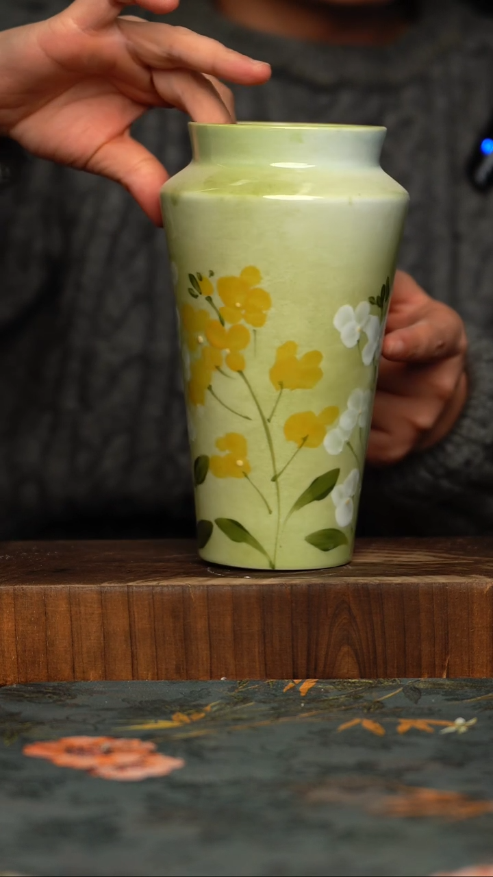 瓷片釉下彩手工手绘同款