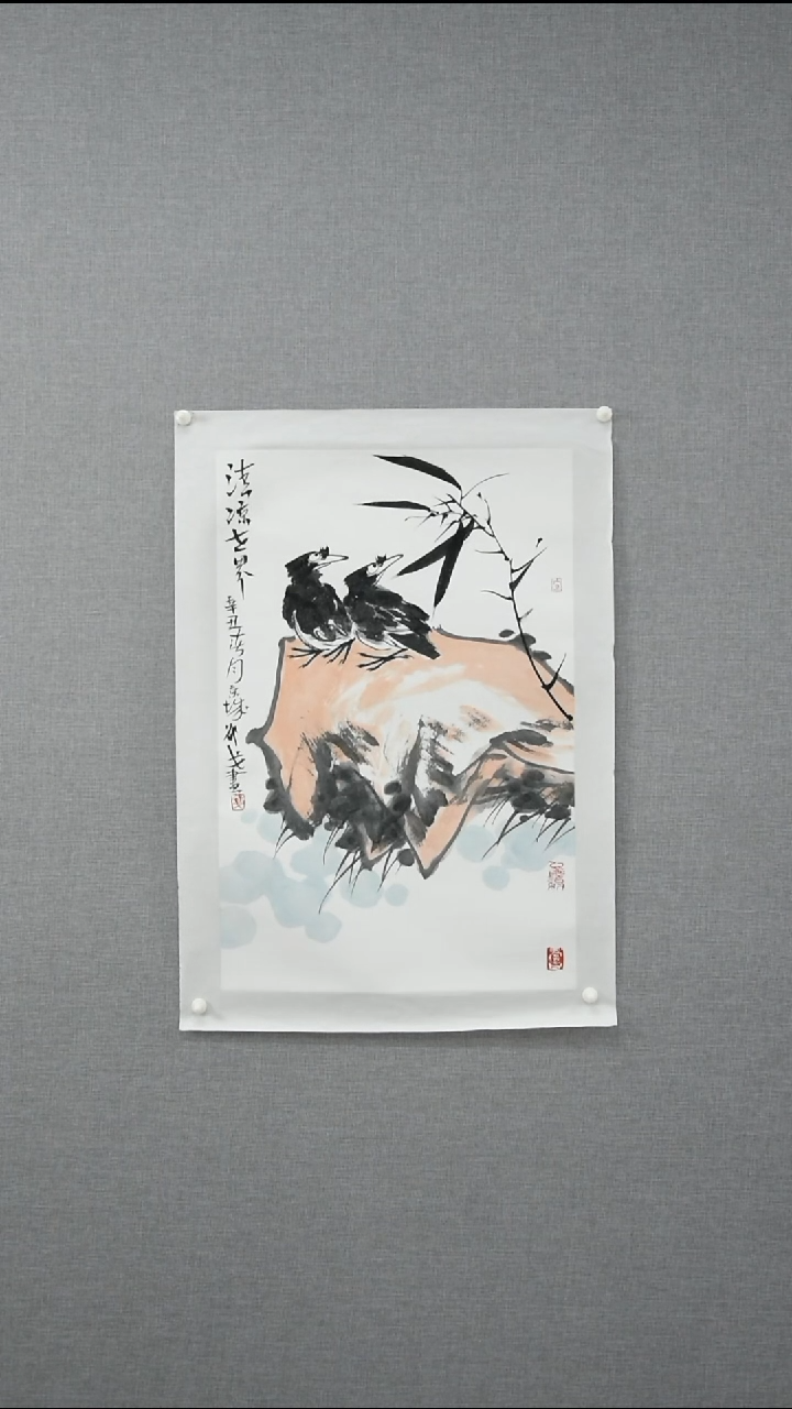 【闪购商品】绘画邵戈-花鸟-2.8平尺-02