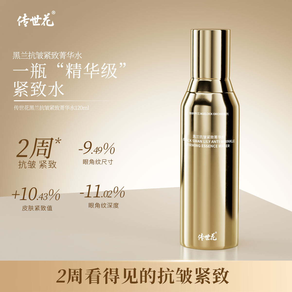 传世花黑兰抗皱紧致菁萃水