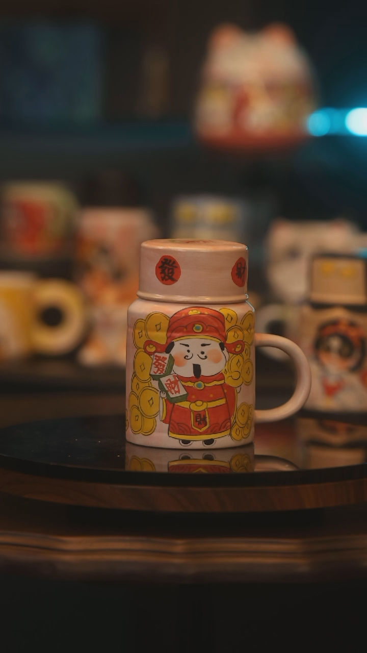 【闪购商品】摆件景德镇釉下彩绘设计师款式陶瓷