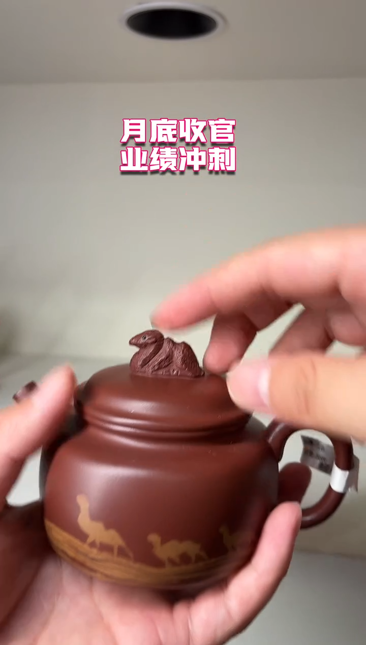 茶壶紫砂。LR-0001沙漠之舟