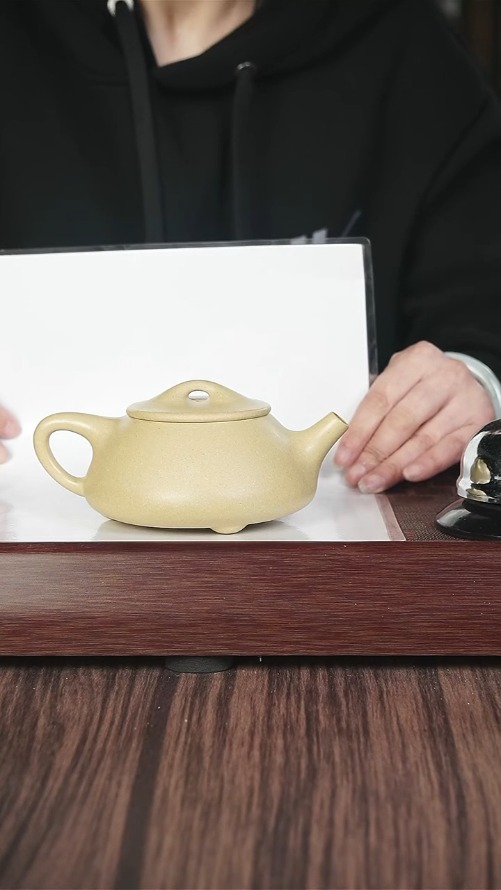 【闪购商品】紫砂茶壶本绿  景舟石瓢