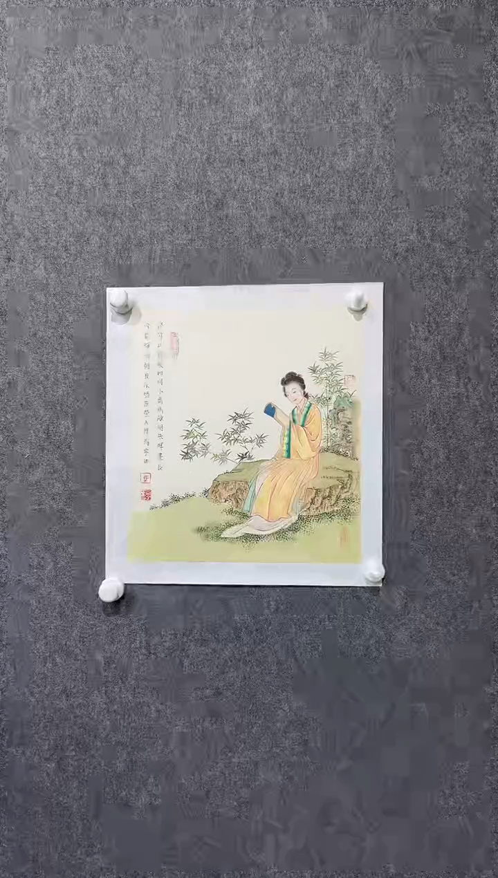 【闪购商品】绘画马宁晞-1平尺-国画-红