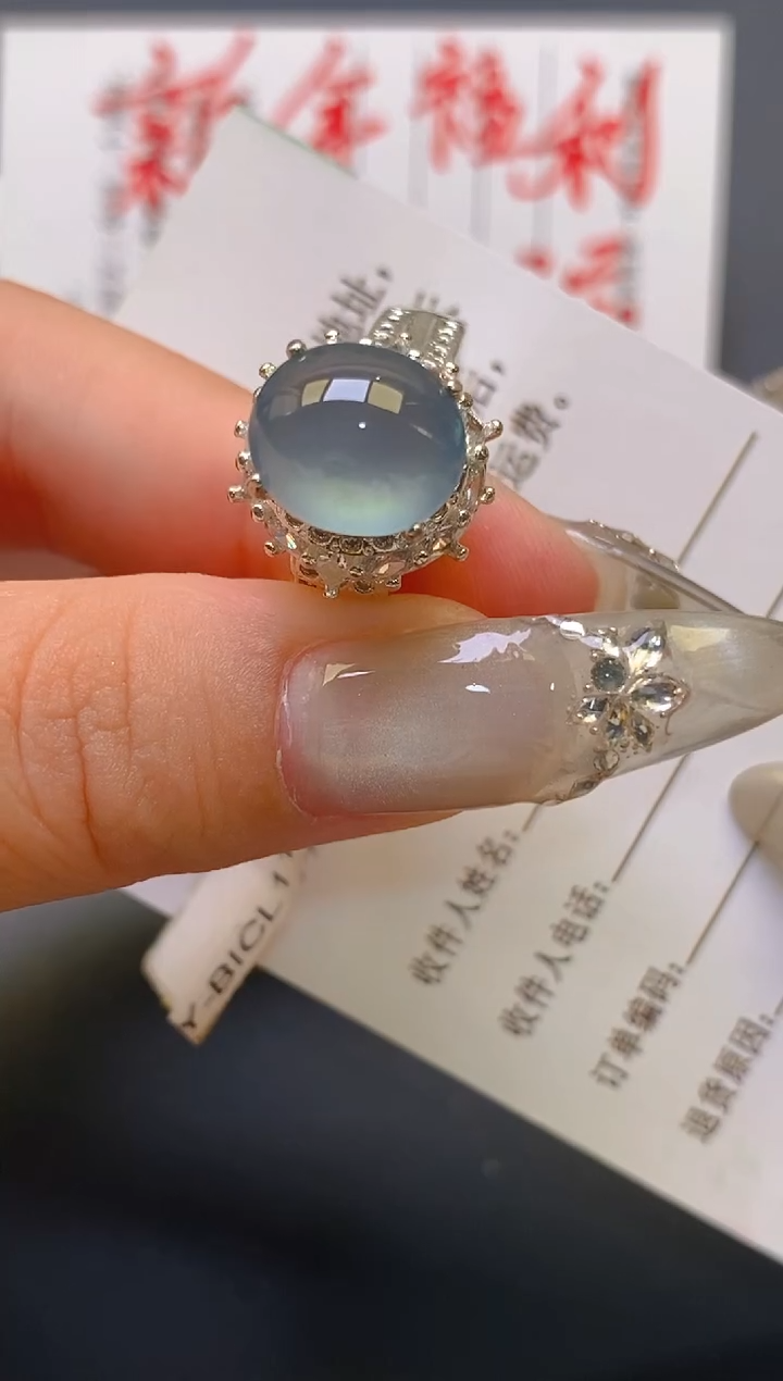 【闪购商品】翡翠耳饰未镶嵌天然A货翡翠1