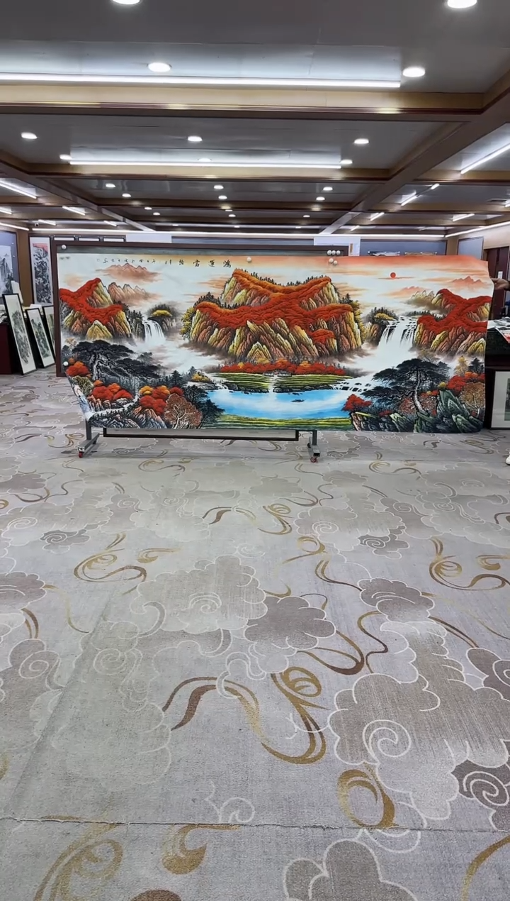 【闪购商品】绘画绘画Y-刘雪红-大丈二-山水画