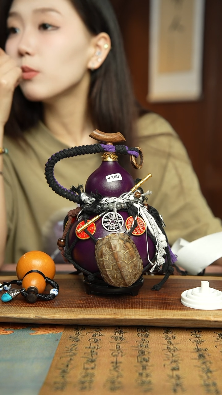 140号精品大漆酒葫芦防腐防渗装水茶酒