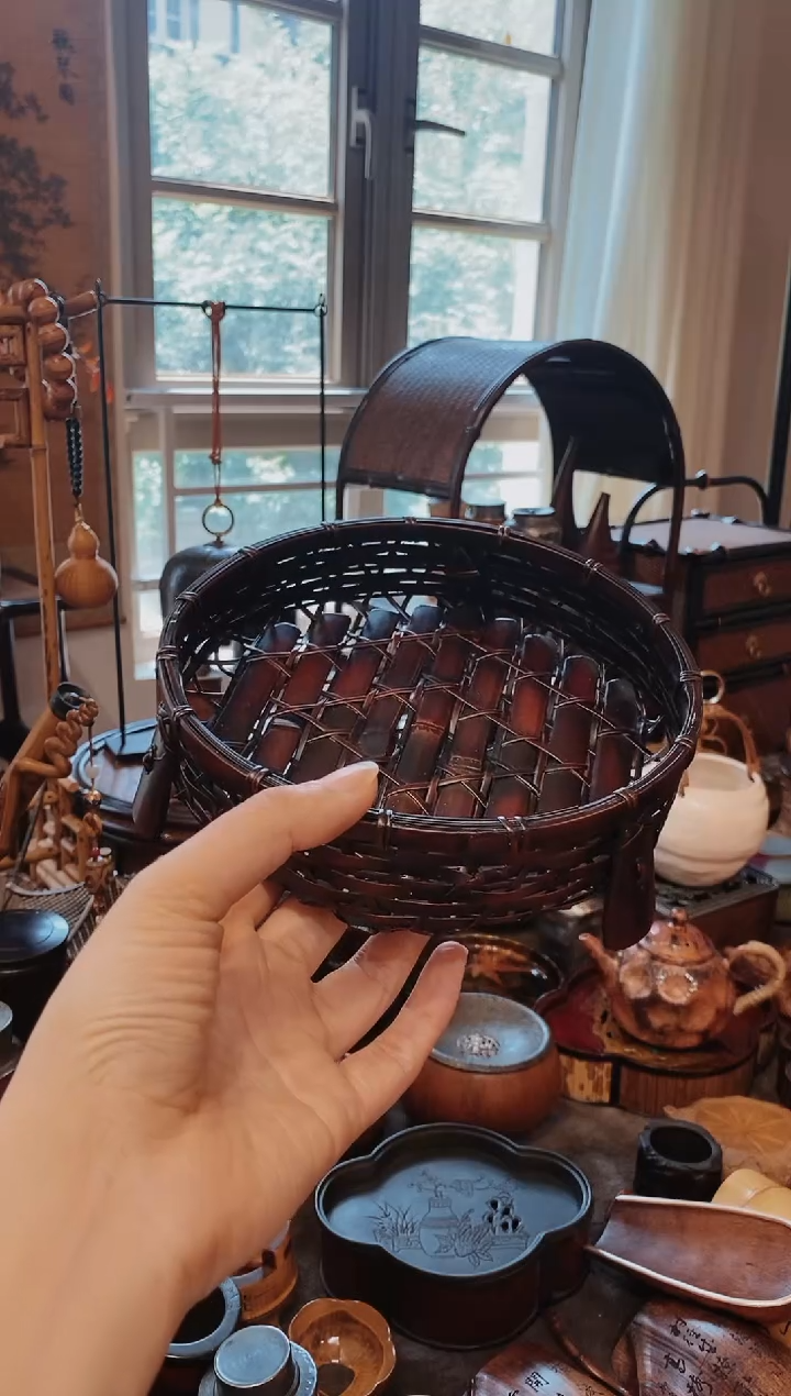 竹编做旧精品小框