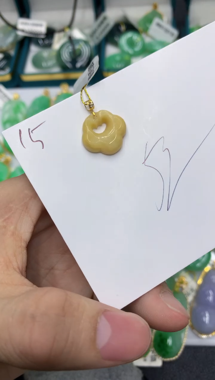 【闪购商品】翡翠颈饰18K金镶嵌号链接11111111111