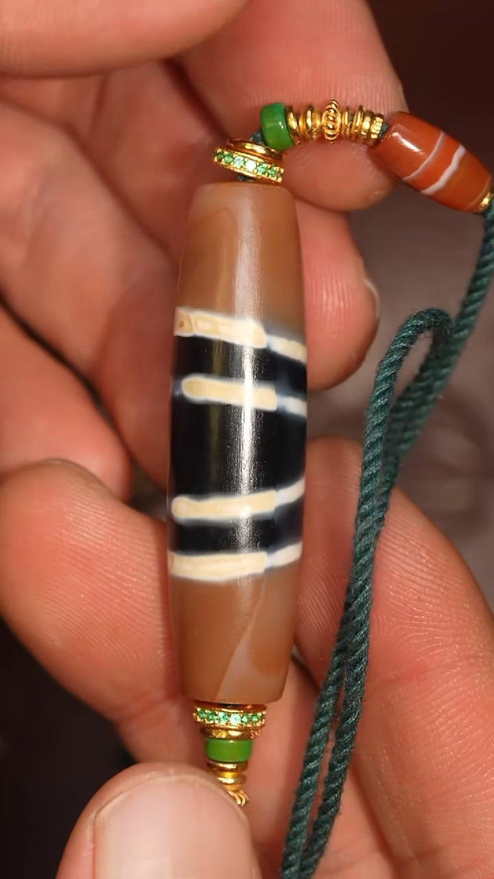 未镶嵌颈饰玛瑙/玉髓冲赛康胡子哥，DIY一119