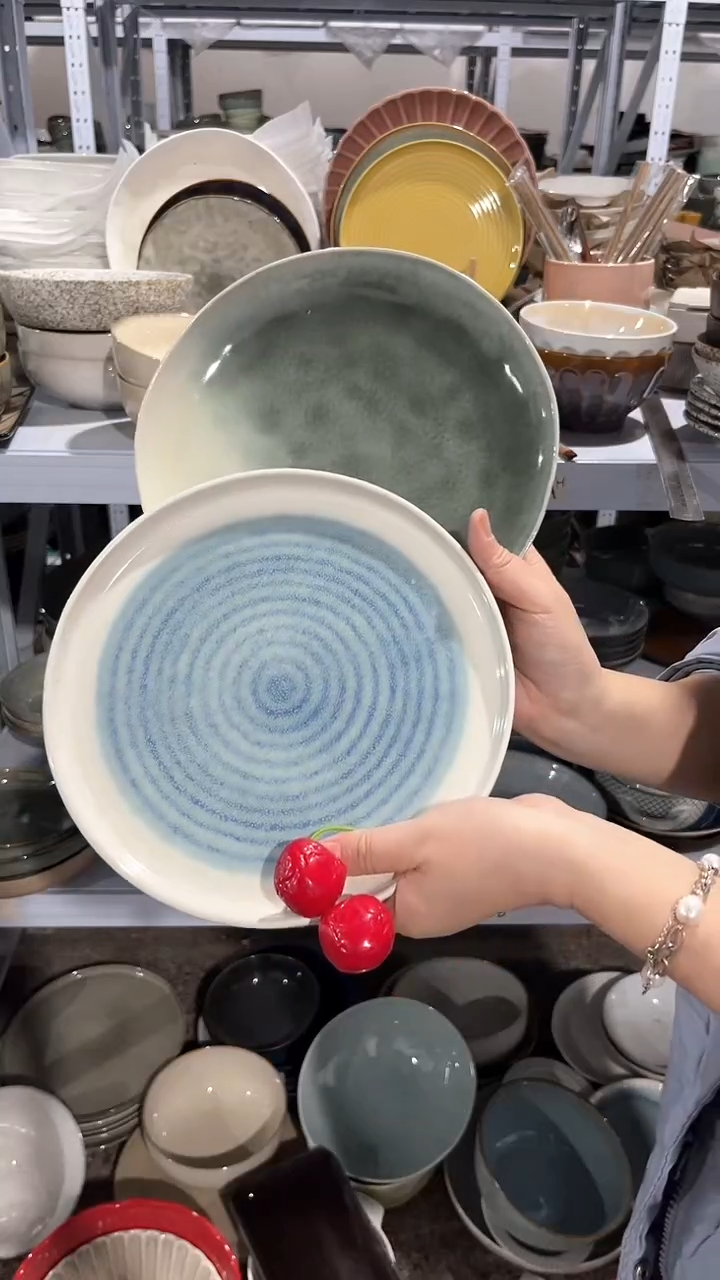 【闪购商品】瓷片外贸尾货瑕疵满20包邮X2 小盘组合