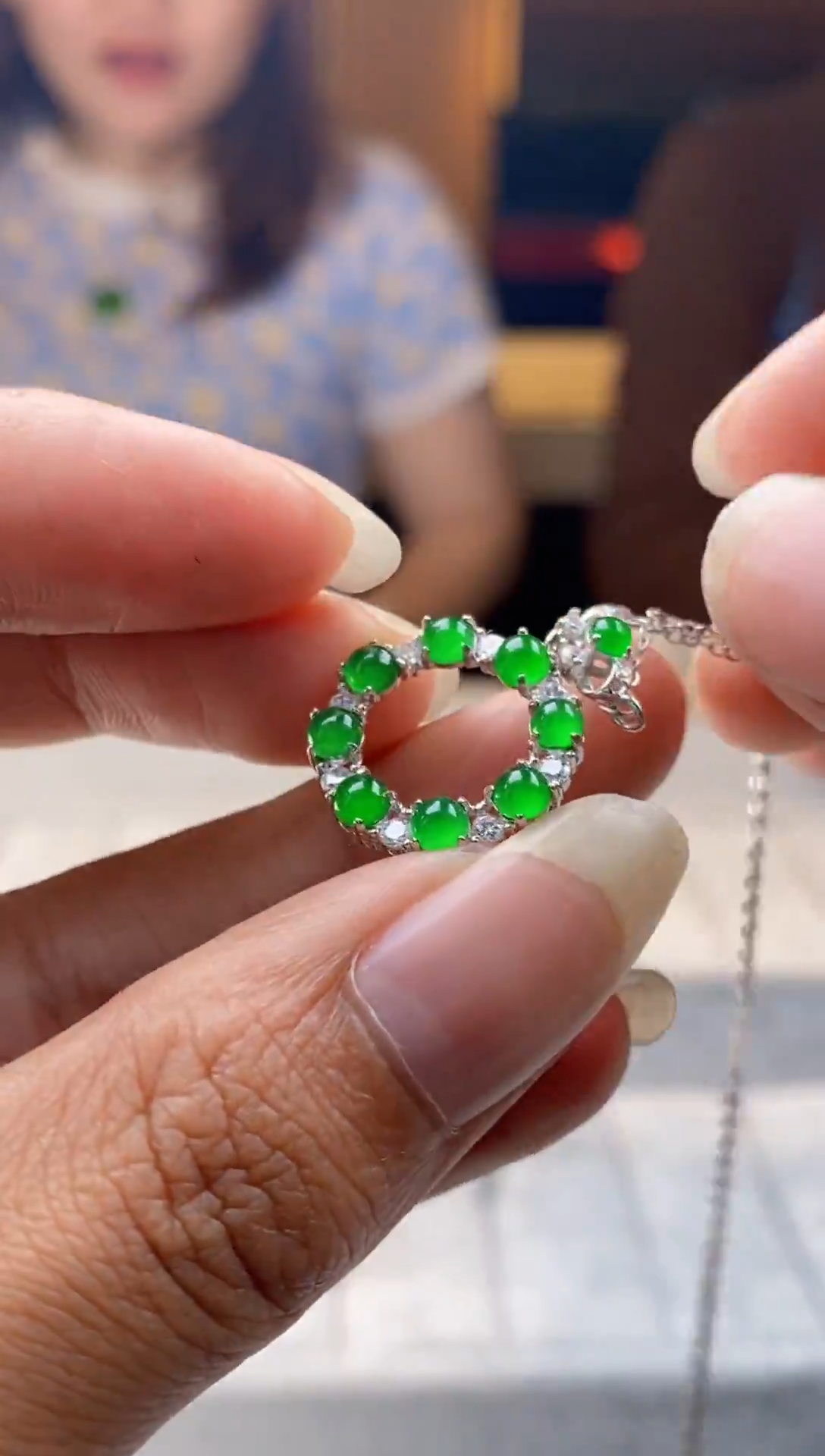 翡翠未镶嵌颈饰天然翡翠拍一发一多样性发货