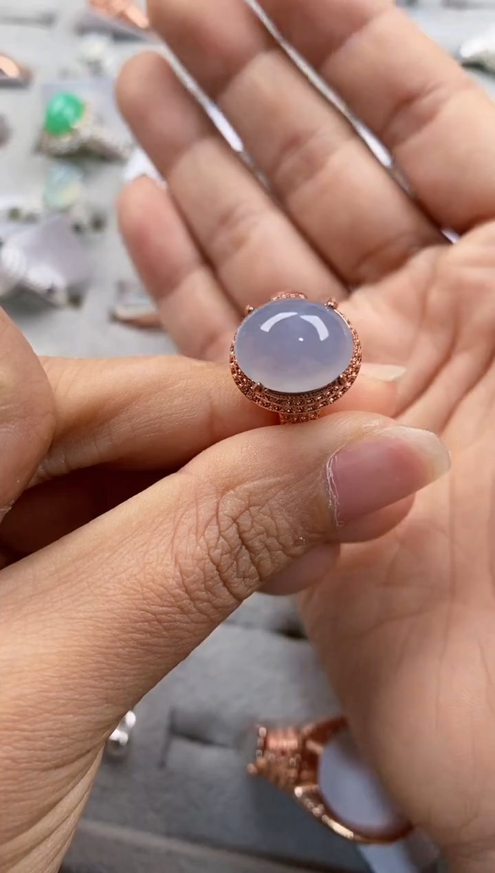 未镶嵌戒指翡翠444-1