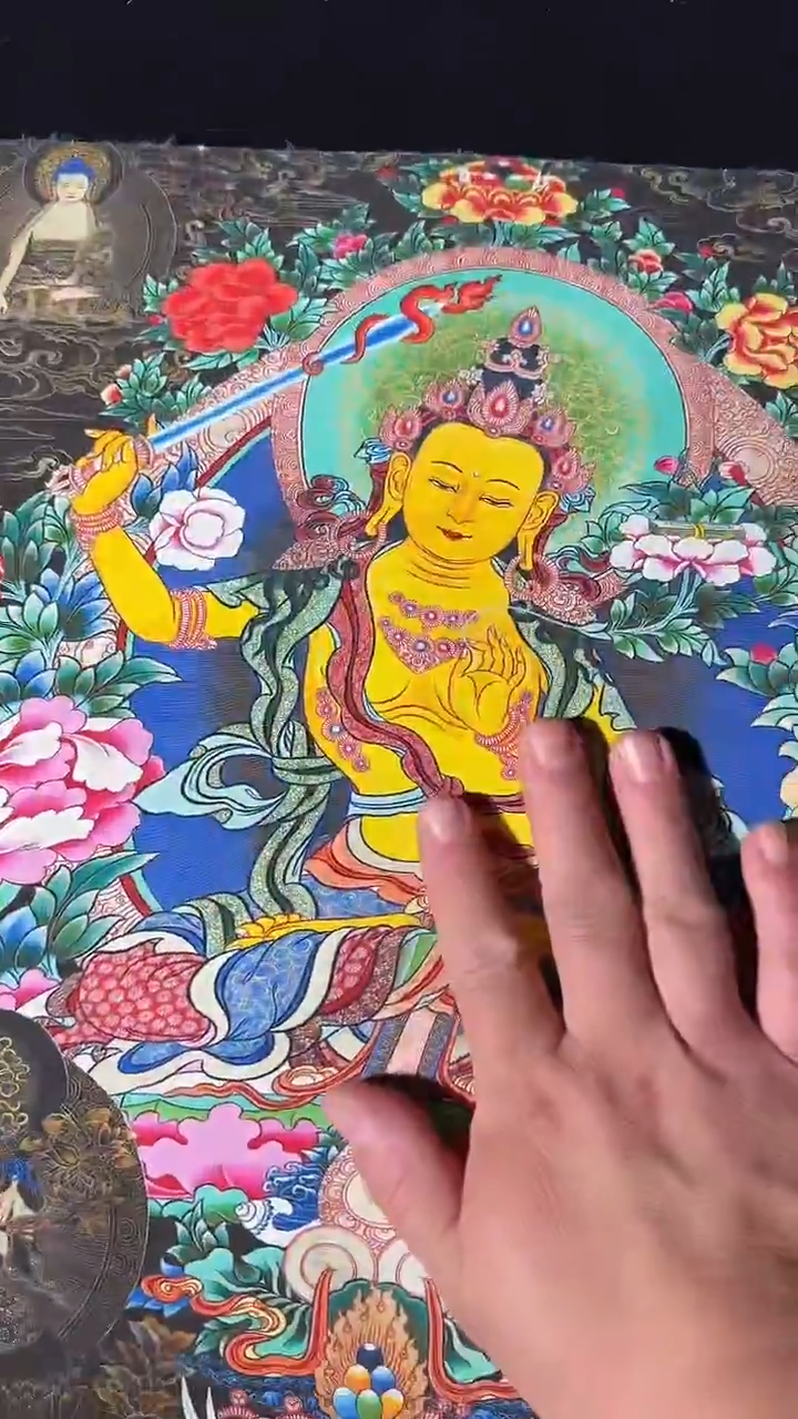 卷轴画藏式珍藏彩绘艺术馆5920