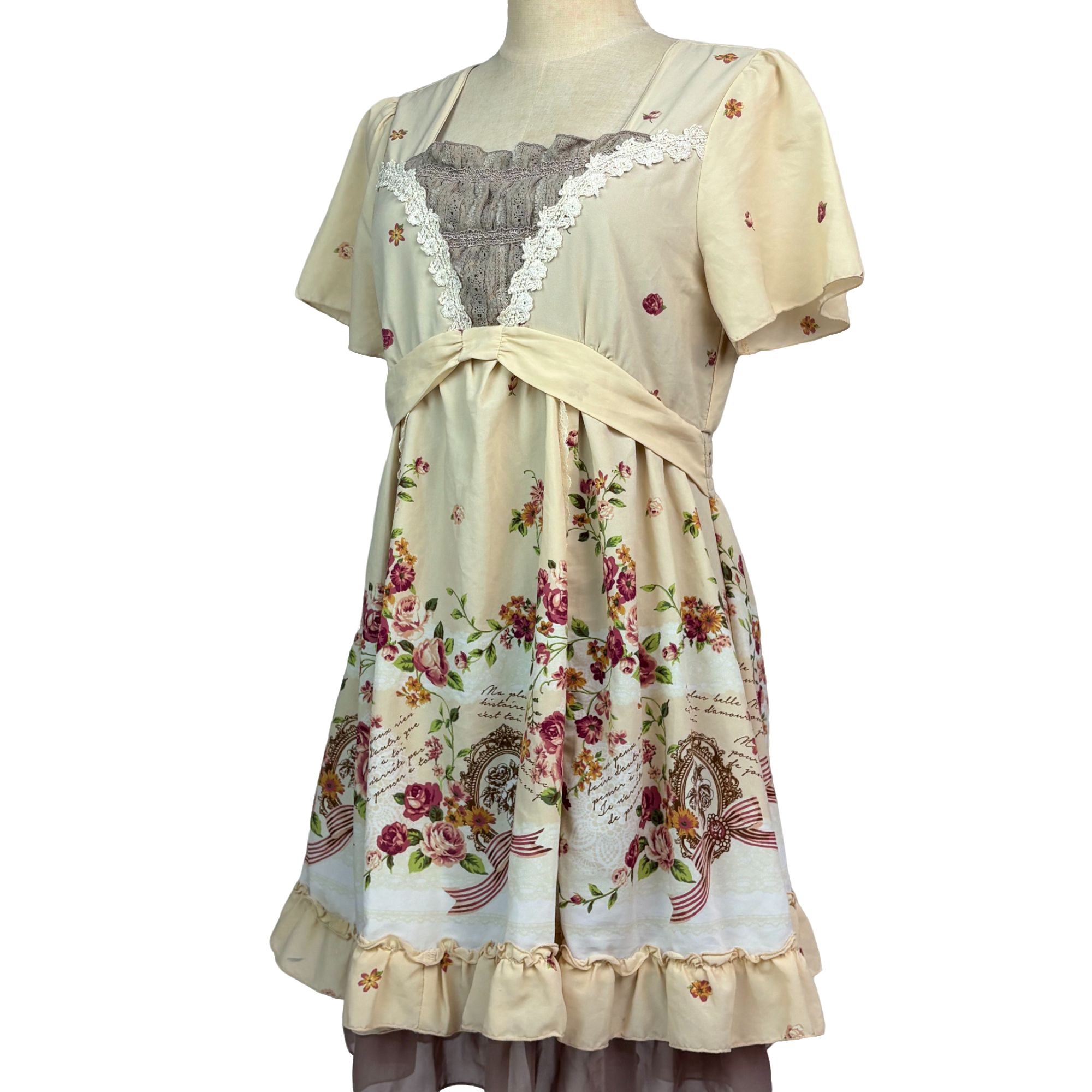 19,9-29.9古着vintage日系少女lizlisa通勤碎花吊带