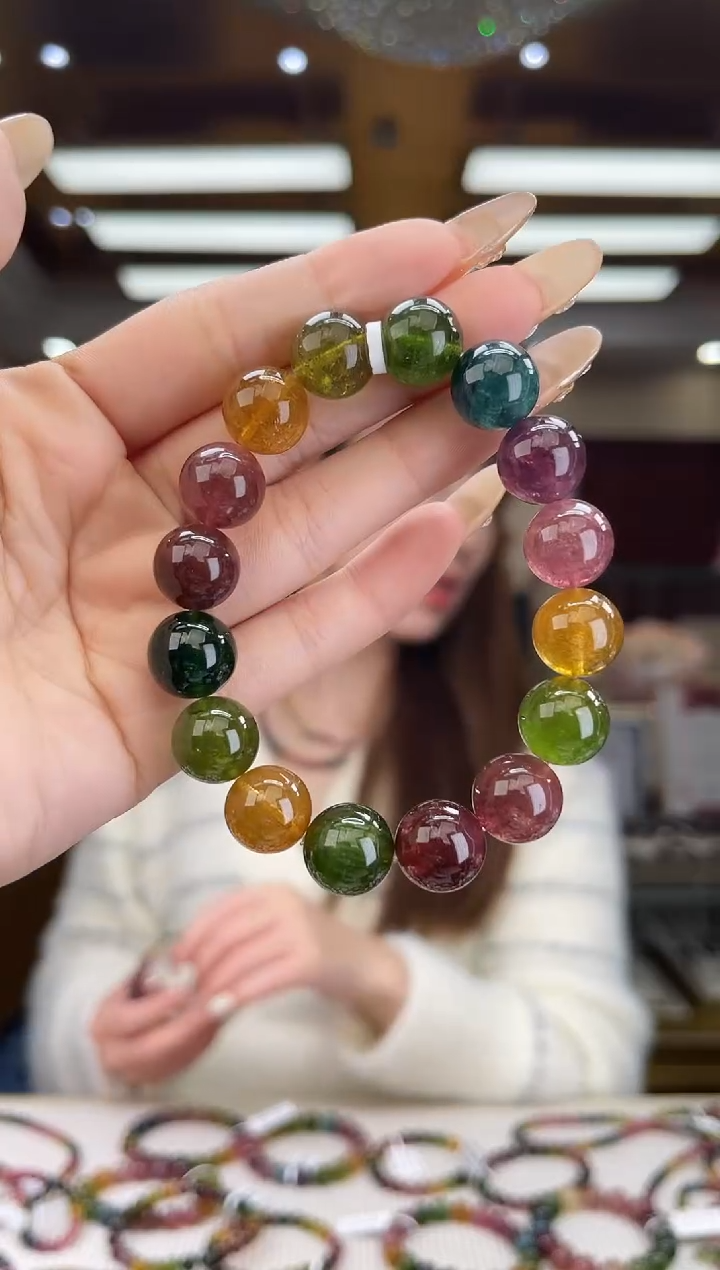 【闪购商品】碧玺/未镶嵌12mm+碧玺单圈43多样性发货