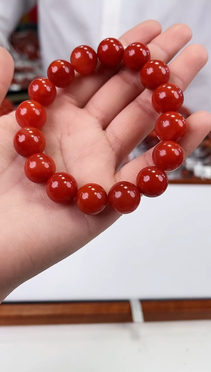 【闪购商品】南红玛瑙保山手串13+未镶嵌一个/条