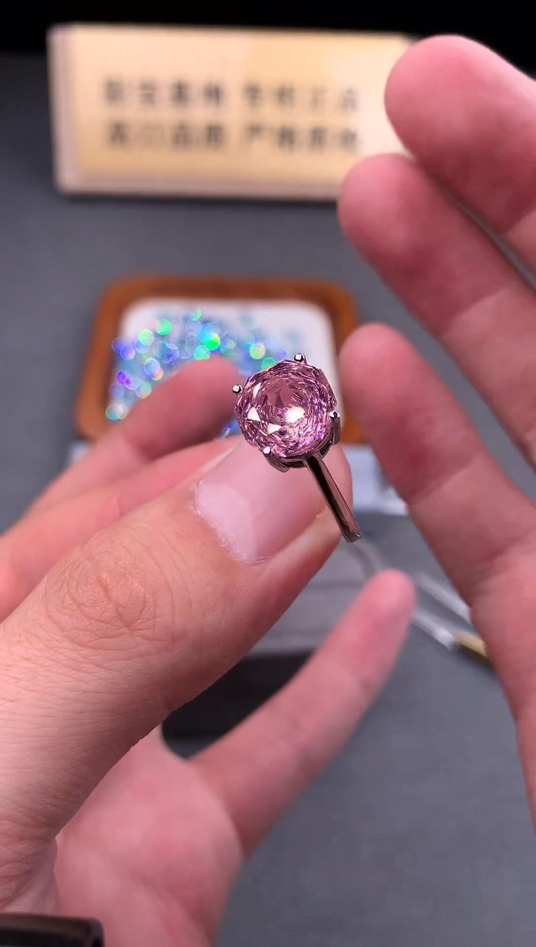 银S925镶嵌戒指碧玺2222