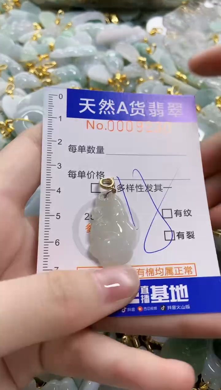 颈饰未镶嵌翡翠天然A货翡翠