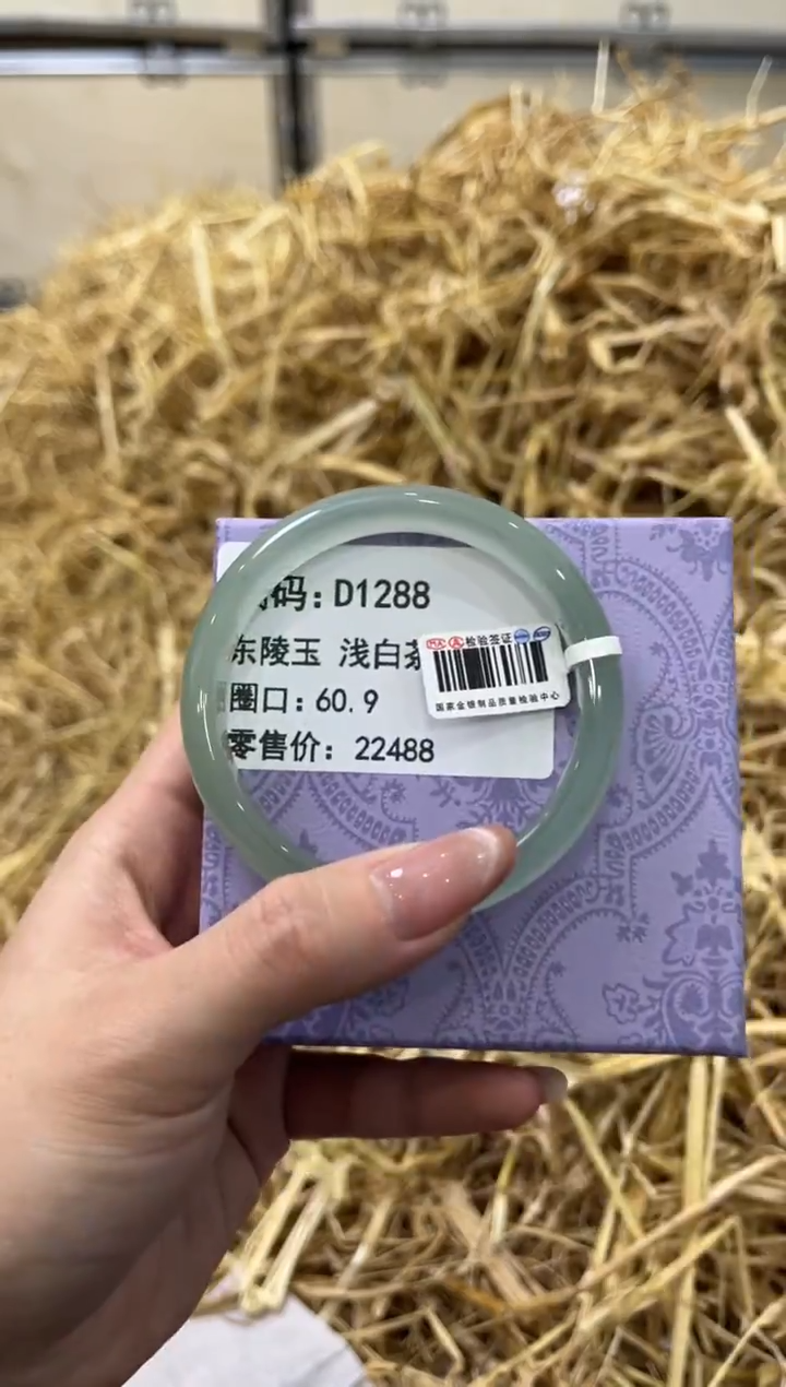 未镶嵌手镯石英质玉D1288