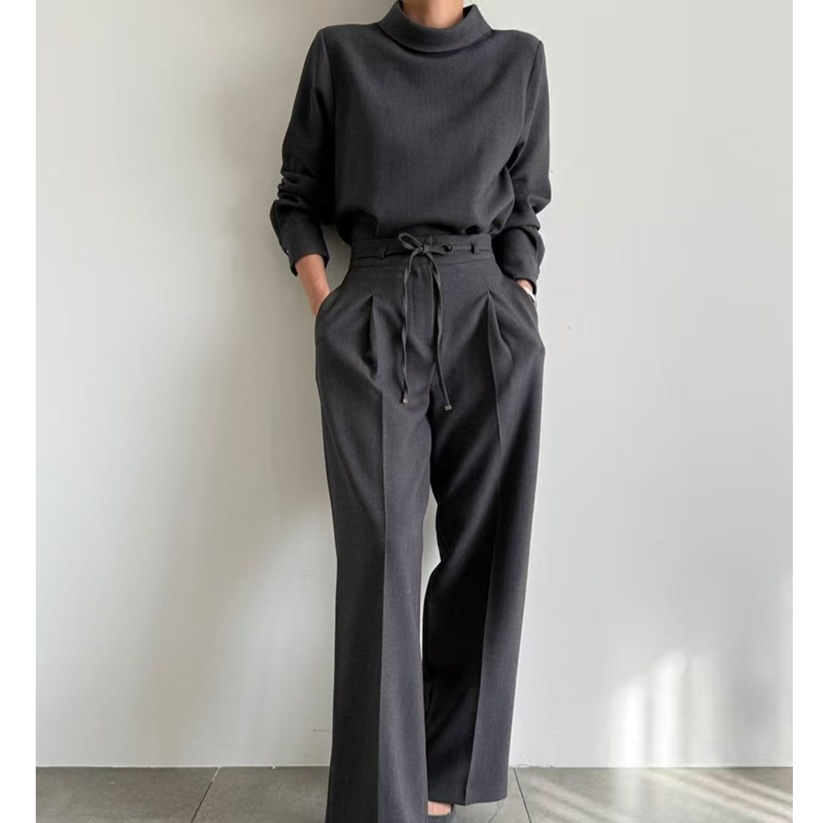 （NO退NO换）东大门代购衬衫裤子套装西服