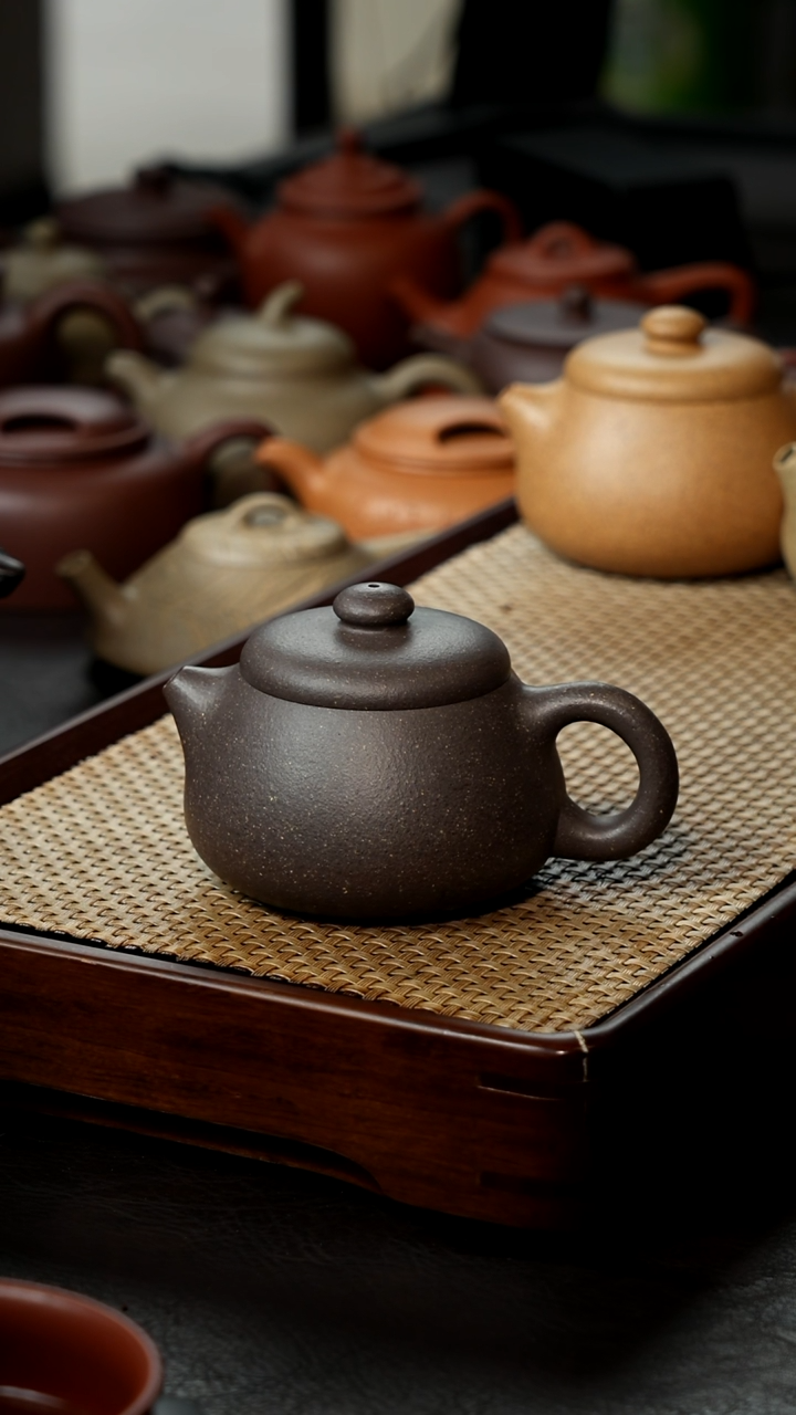 【闪购商品】紫砂茶壶千禧紫泥气大彬文旦150cc