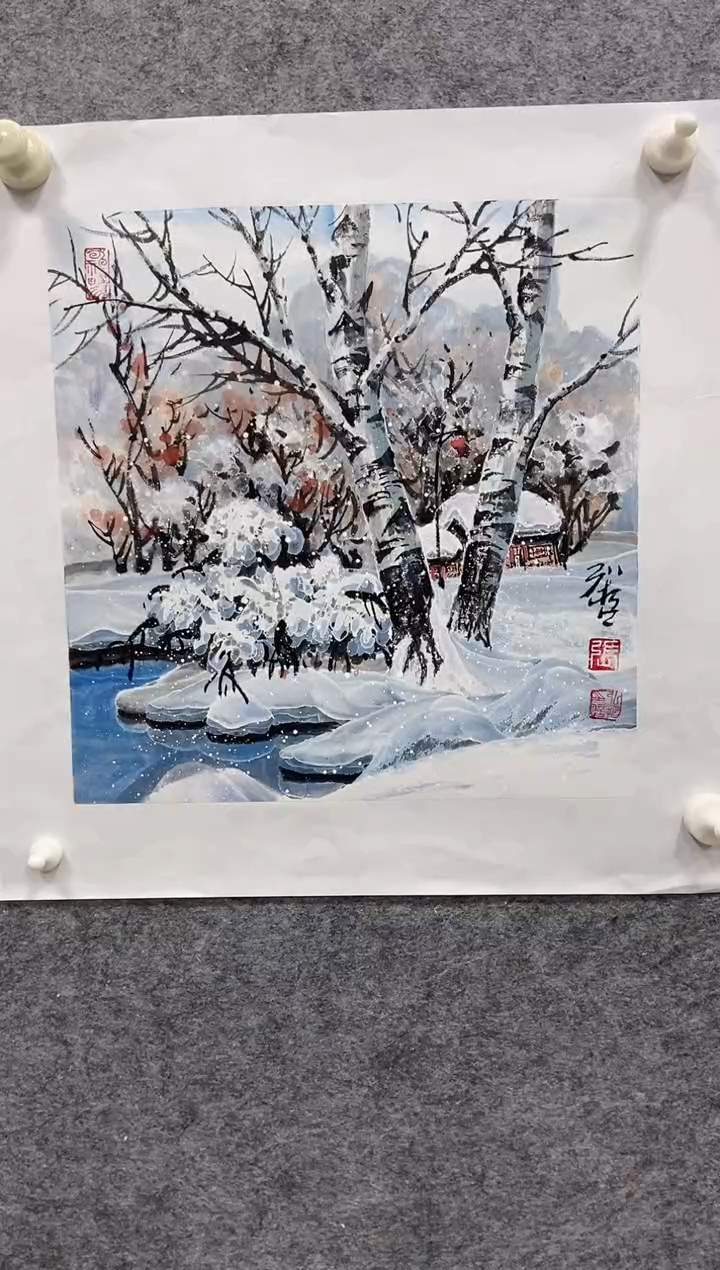 【闪购商品】国画张一哲老师国画作品17