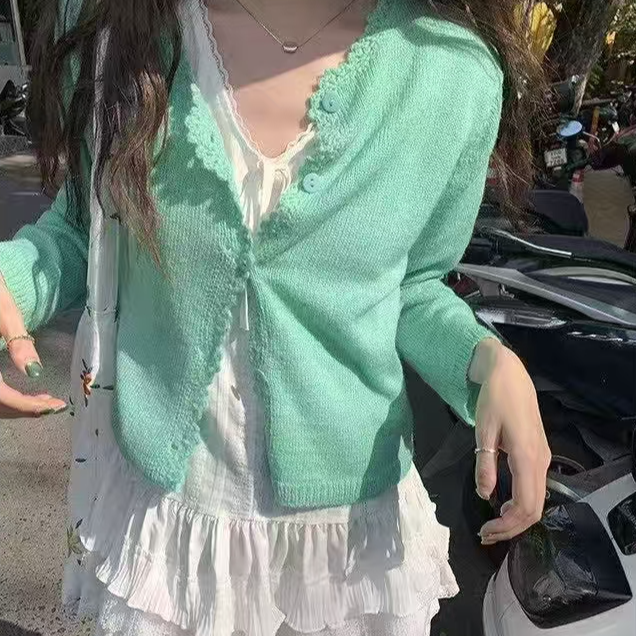 禾安编码301-400秋冬杂款百搭韩系针织衫打底慵懒风女装