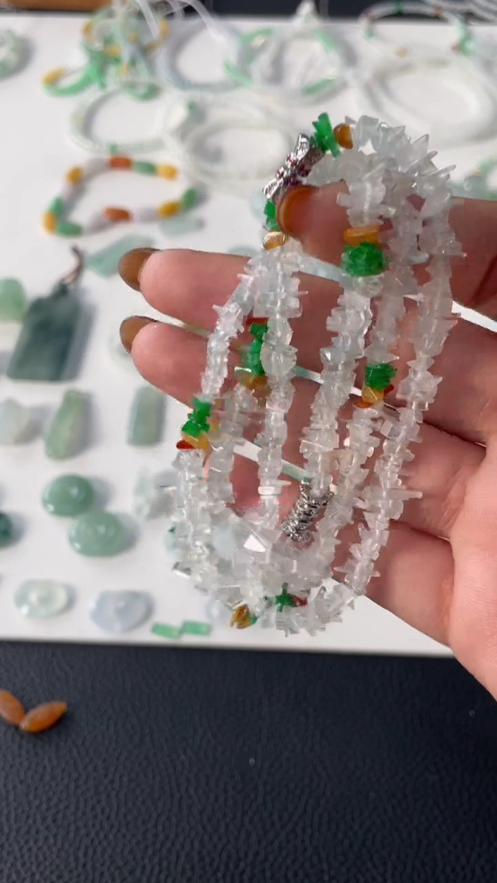 【闪购商品】定制翡翠未镶嵌三条打包2300+230