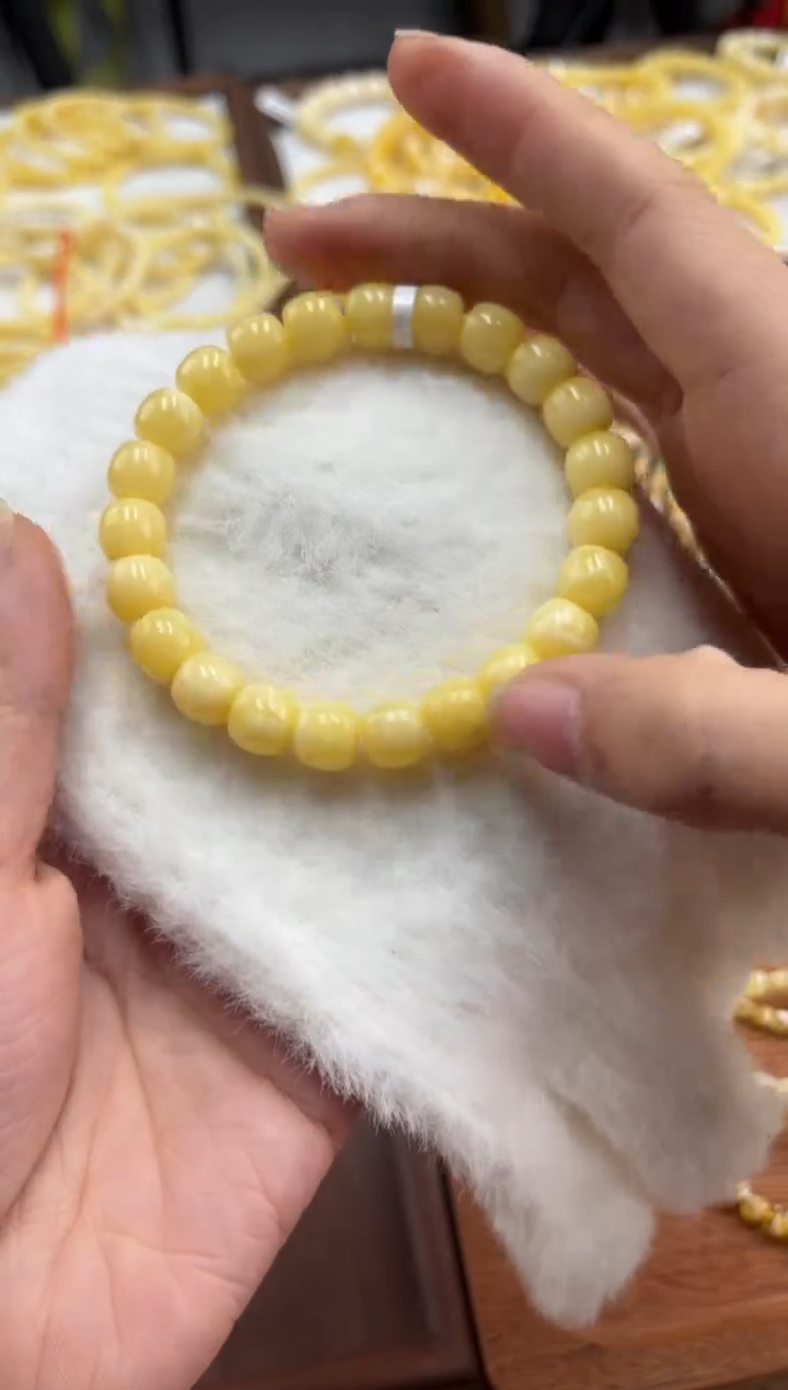 【闪购商品】蜜蜡裸石未镶嵌蜜蜡手串没品控9.5