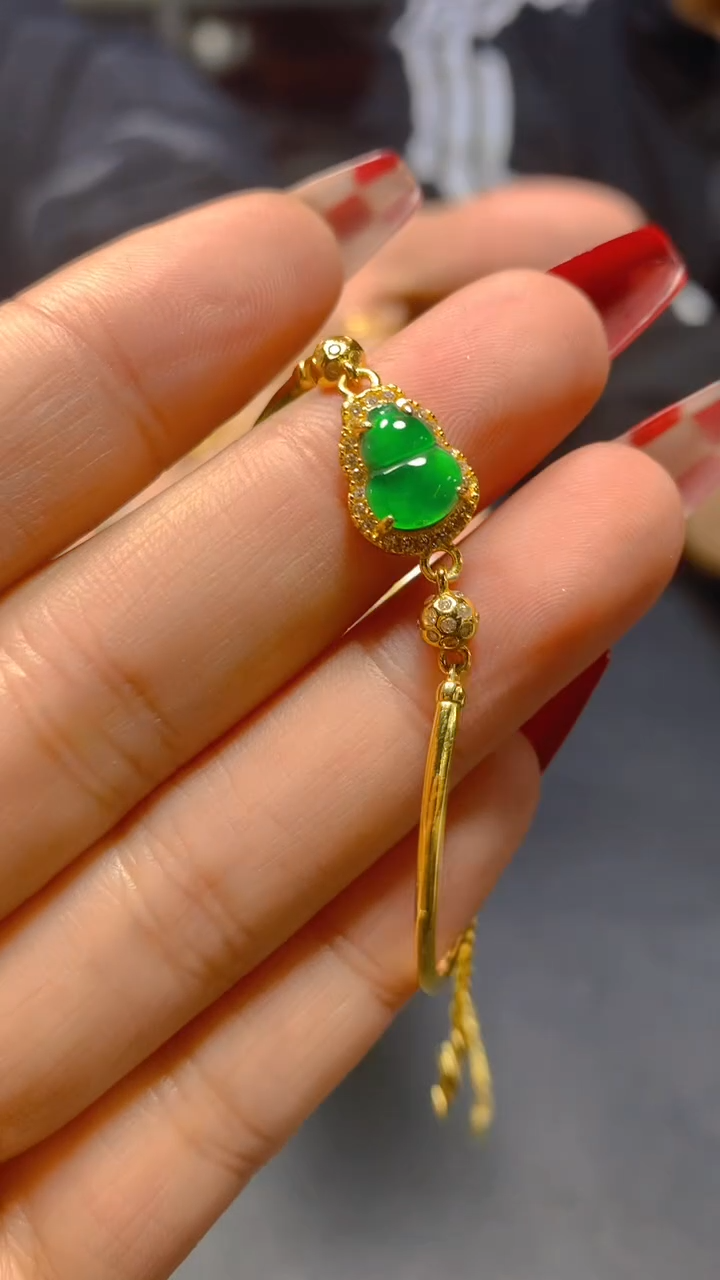 【闪购商品】翡翠手链未镶嵌【满德绿珠宝】