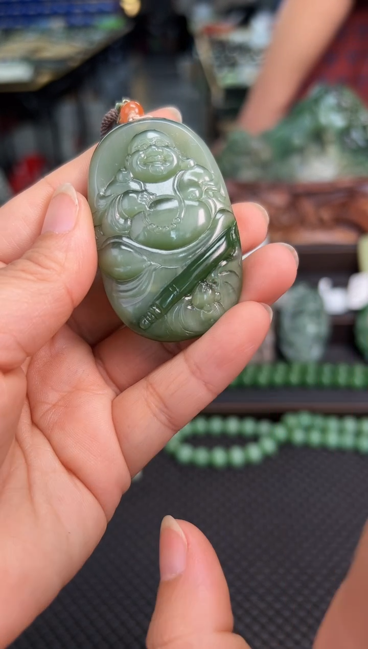 【闪购商品】和田玉颈饰未镶嵌佛公吊坠