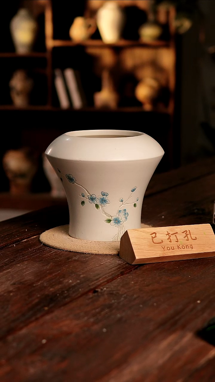 摆件19-516微瑕高度22口径15已打孔误差2