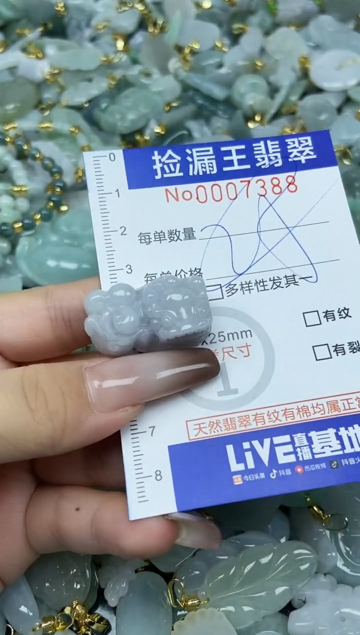 翡翠未镶嵌颈饰天然A货翡翠