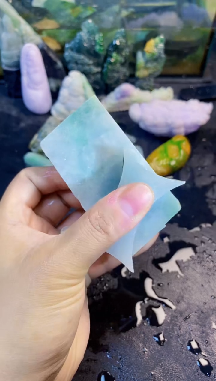 颈饰未镶嵌翡翠 天然翡翠012