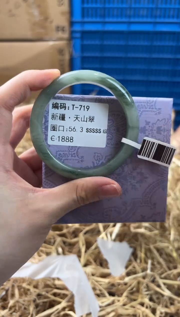 未镶嵌手镯石英质玉T-719