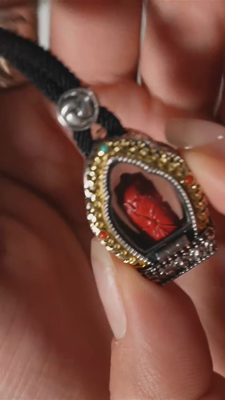 【闪购商品】柏香籽/百香籽吊坠绿度母佛龛吊坠/