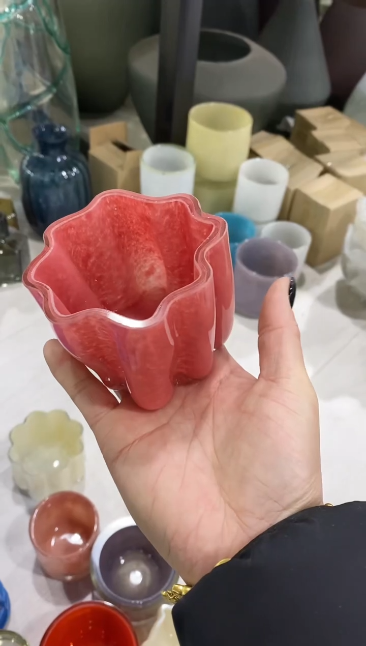 慕忆家手作琉璃花瓶