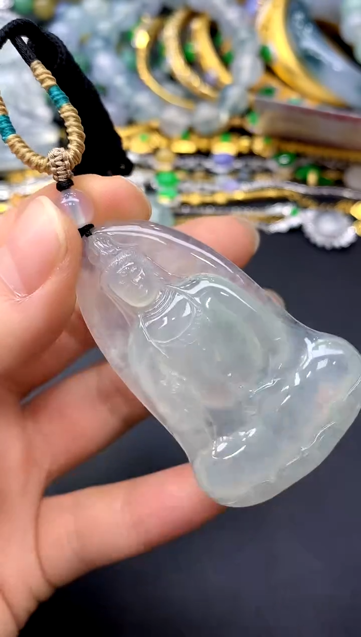 颈饰未镶嵌翡翠105-中国好珍宝