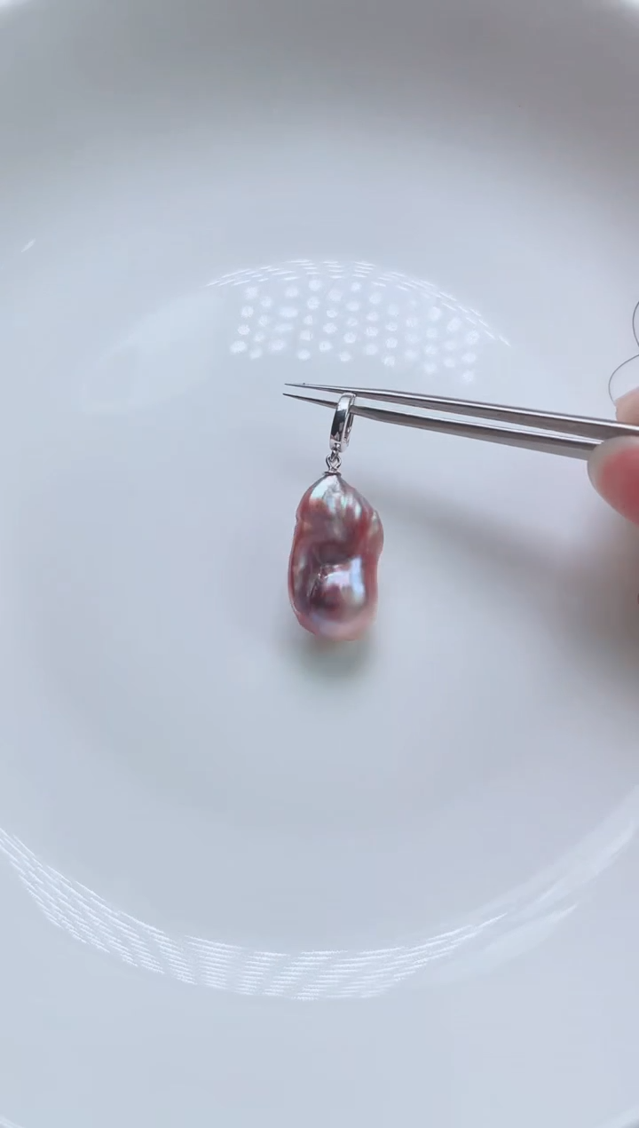 银S925镶嵌其他淡水珍珠多样性发一8522