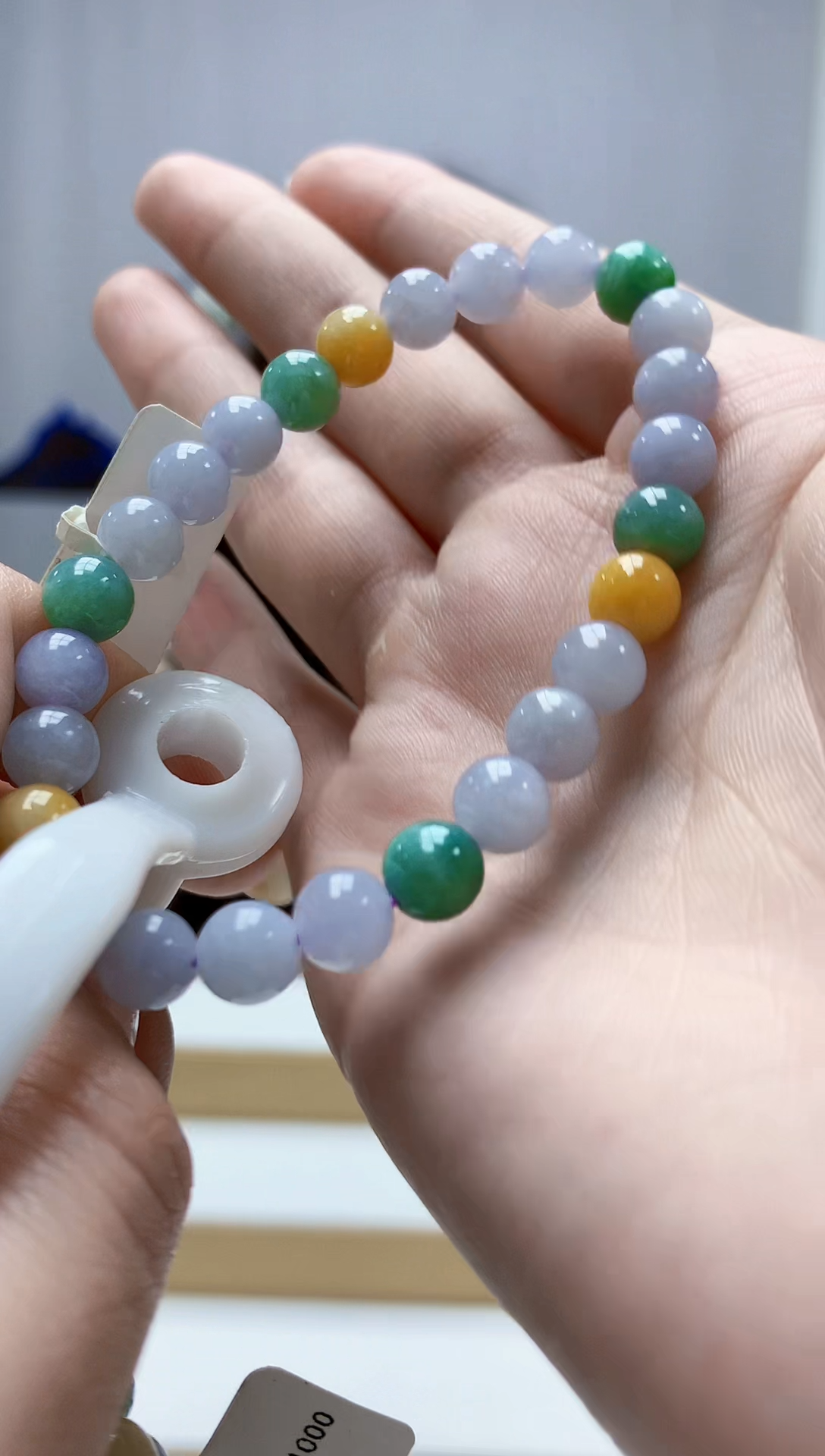 未镶嵌定制翡翠4829jw-毛货手串117