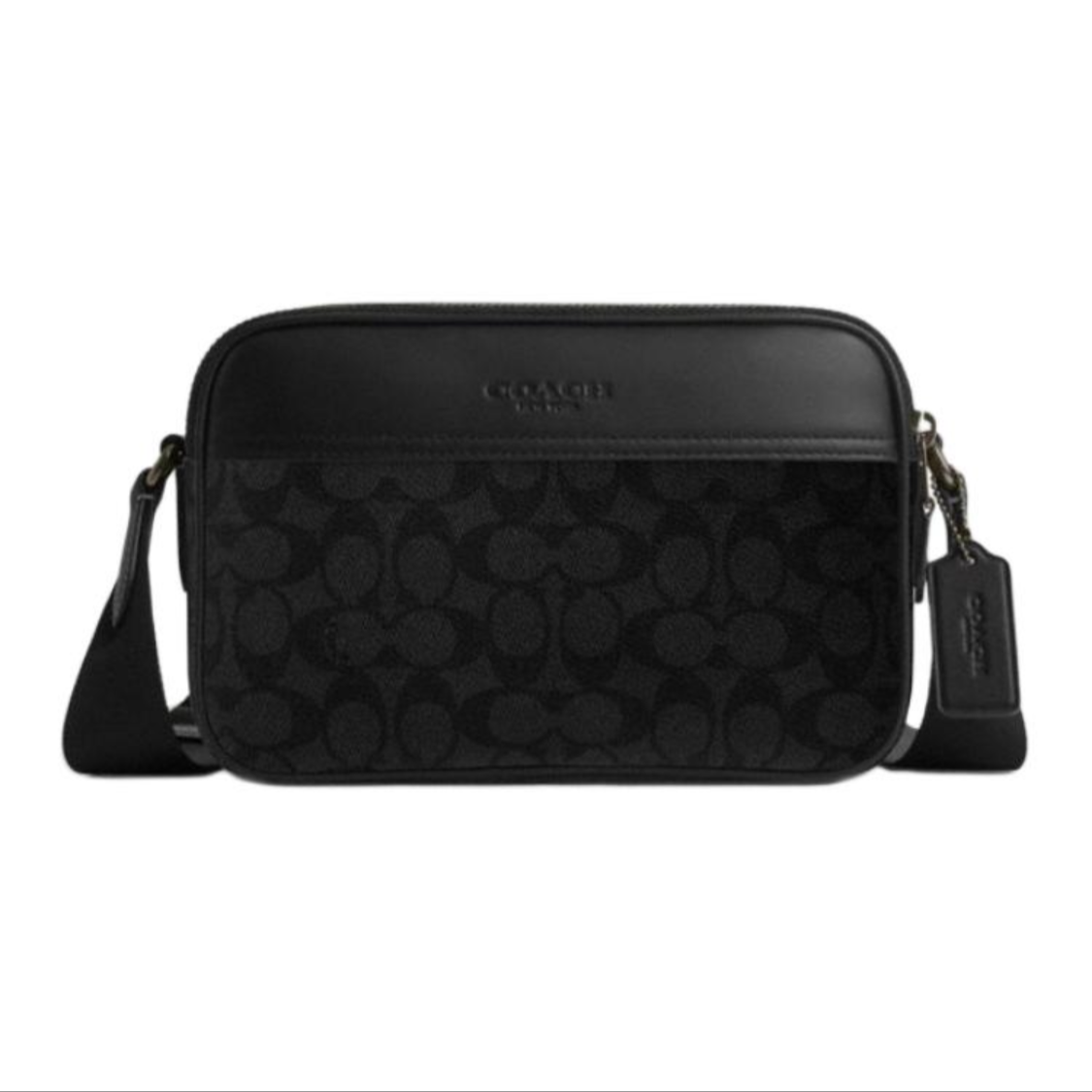 COACH蔻驰 Graham 23 单肩斜挎包 男包 23*7*15（香港发货）