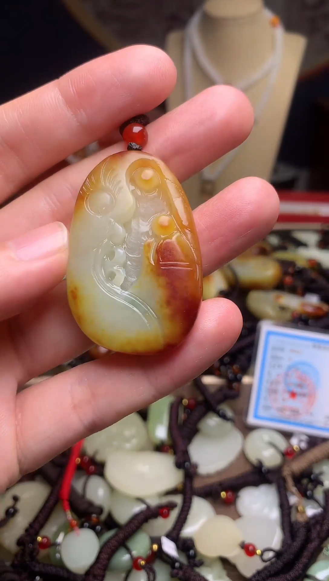 颈饰未镶嵌和田玉新疆料青海料清水和田玉吊坠